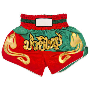 Fabricante de Pantalones Cortos de Muay Thai de Alta Calidad, Pantalones Tailandeses de Satén Personalizados, Marca Privada, Exportación al por Mayor - Product Image 5