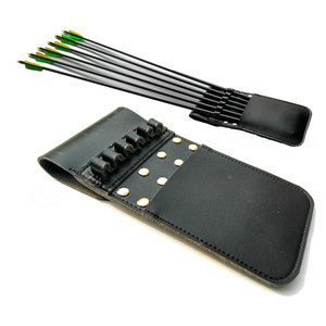 Men Leather Archery <b>Quiver</b> Strong Stitching Adjustable Belt Outdoor Practice Lightweight Comfortable Design - Product Image 2