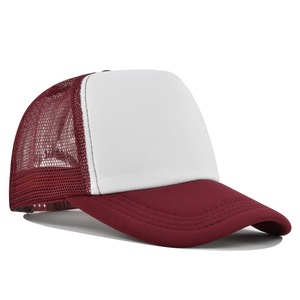 High Quality Blank Trucker Cap Custom Plain Mesh Hat Wholesale Polyester Embroidered <b>Foam</b> Trucker Hats - Product Image 2