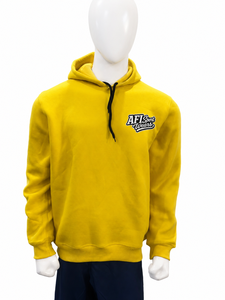 AFI Sport Wears Sweat-shirt à capuche jaune pour homme, coupe régulière, en coton tricoté, décontracté, pour l'automne - Product Image 1