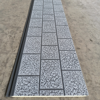 Ventes chaudes Panneau sandwich en mousse de polyuréthane PU Panneau en métal sculpté Revêtement extérieur décoratif Brique Revêtement mural en métal