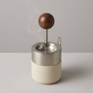Quemador de Incienso de Metal Plateado, Estilo Medio Oriente, Colgante, con Forma de Luna Creciente y Estrella, Quemador de Bakhoor de Latón, Soporte Árabe para Mabkhara, Decoración para el Hogar - Product Image 6