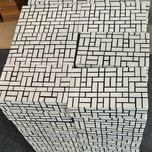 กล่องเครื่องประดับงานฝีมือลายดอกไม้โมร็อกโกแบบเป็นมิตรกับสิ่งแวดล้อม ตกแต่งด้วยกระดูกฝังลายดอกไม้ สำหรับเก็บของตกแต่งบ้าน ตกแต่งโต๊ะ ของขวัญปีใหม่ - Product Image 1