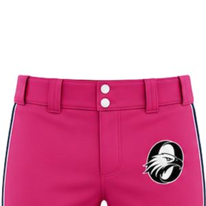 กางเกงเบสบอลสีชมพูแต่งขอบสีกรมท่า ชุดทีมแบบเต็มตัว น้ำหนักเบา ชุดกีฬาสำหรับฝึกซ้อมและแข่งขัน อุปกรณ์สำหรับผู้เล่น - Product Image 3