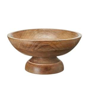 Tazón de madera pulido a mano que ofrece un brillo natural, perfecto para servir deliciosas recetas caseras. - Product Image 6