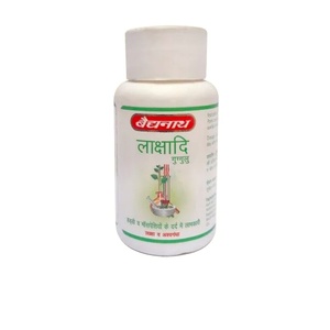 Comprimés d'extrait d'herbes ayurvédiques Laxadi Guggulu, extrait d'eau sauvage, flacon de 60 unités par Baidyanath - Product Image 1