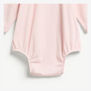 Body de Bebé de Manga Larga con Broches de Jacquard de Algodón para Niña Recién Nacida, ODM Vietnam - Product Image 4