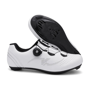 Nouvelles Bottes de Course Moto Respirantes en Cuir Véritable à Lacets Style Cheville pour la Route - Product Image 1