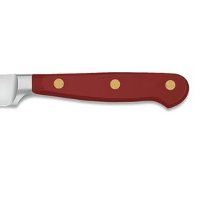 Cuchillos Elegantes para Carne de Acero Inoxidable con Hoja Curva Afilada y Mango Negro Remachado para Servicio en Restaurantes y Hogares - Product Image 6