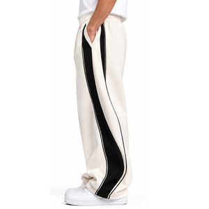 Pantalons en molleton surdimensionnés 100% coton pour hommes, fabricant, fournisseur, usine, OEM, marque privée, commande en gros, vêtements - Product Image 4
