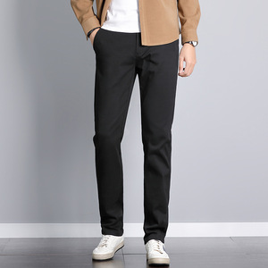 Pantalon Capri Décontracté Homme en Gros, Couleur Unie Épaisse, Taille Élastique, Design Léger - Product Image 4