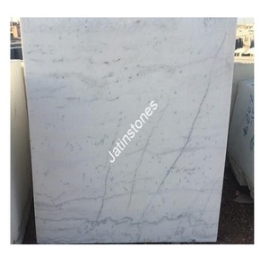 Panel de Piedra de Mármol Pistacho con Superficie Blanca Suave y Ligeras Líneas Grises para Uso en Plataformas de Cocina, Pisos de Pasillos y Decoración - Product Image 1