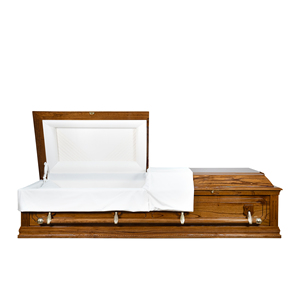 Cercueils funéraires en bois dur de style nord-américain de haute qualité Regina Urnes en bois DLP Fabricant direct Vente en gros Nouvelle arrivée - Product Image 5