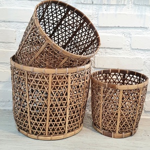 Cestas de lavandería de alta calidad, organizador de ropa, cestas de bambú natural a bajo costo. - Product Image 1
