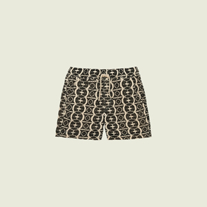Shorts Bermuda pour Hommes en Toile Solide Polyester/Coton, Taille Mi-Haute Élastique, Respirants, avec Poches, Style Décontracté - Product Image 5