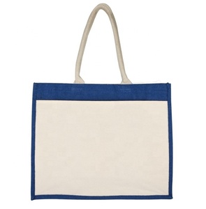 Wholesale Eco Luxury <b>Tote</b> Jute Bag Standard Size Custom Print Flower Pattern Natural Organic Fabric for Wedding Souvenir Gift - Product Image 5