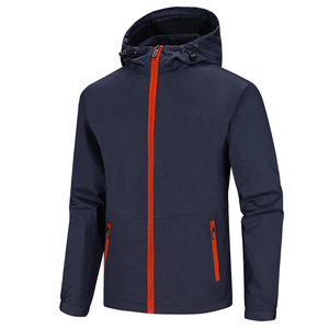 Veste coupe-vent noire à capuche de qualité supérieure pour femme, manches longues, fermeture éclair, rembourrage en polyester, respirante, séchage rapide, idéale pour l'automne - Product Image 6