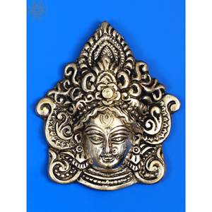 Fait à la main 4 pouces petite déesse Durga tenture murale fabriquée en Inde - Product Image 1