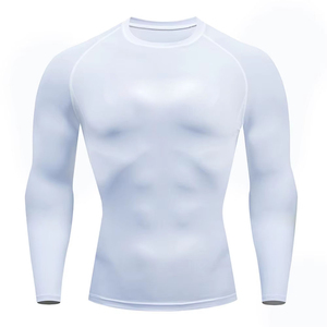 Camiseta de Compresión Deportiva para Surf, Manga Larga, Protección UPF50, Transpirable, con Estampado Personalizado, Logotipo Personalizado, Ecológica, OEM y ODM - Product Image 2