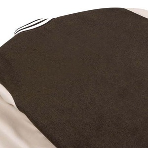 แจ็คเก็ตเบสบอลสไตล์ไฮสตรีท ปกคอพับได้ สำหรับผู้ชาย แบบ OEM สั่งทำป้ายเชนีล แจ็คเก็ตเบสบอลแบบวิทยาลัยสำหรับผู้ชาย - Product Image 6