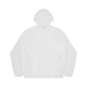 Veste à capuche blanche en softshell, fermeture éclair, résistante à l'eau, légère, pour toutes les saisons, vêtement d'extérieur pour homme - Product Image 1