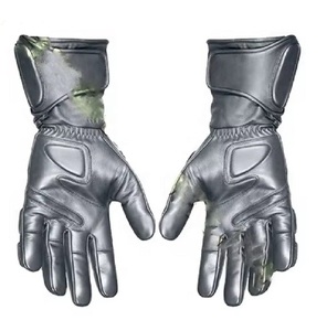 Lo último en guantes tácticos de protección de manos de seguridad para nudillos de cuero resistente al corte con pantalla táctil - Product Image 4