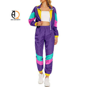 ชุดฮู้ดดี้ผู้หญิงแบบกำหนดเอง ชุดวอร์ม ชุดออกกำลังกาย ผ้าฟลีซเทคโนโลยี ผ้าฝ้ายผสมโพลีเอสเตอร์ พิมพ์ลายพัฟ สตรีทแวร์ ชุดแทรคสูท - Product Image 1