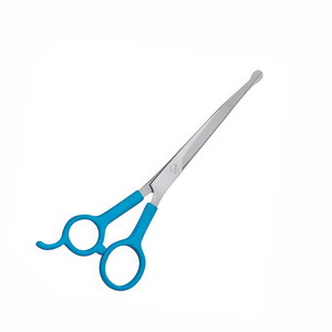 plastic scissor Best Quality Plastic Handle Hairdressing Scissors Stainless Steel <b>Blade</b> Professional Blue Handle Manual Hair - Product Image 6