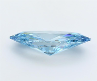 Exquisito Diamante Azul de 1 Quilate con Corte Marquesa, Diamante Suelto de Color Fantasía Raro para una Obra Maestra de Alta Joyería de Lujo Personalizada