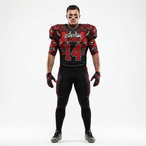 Camiseta de Fútbol Americano Sublimada Personalizada para Hombre y Mujer, Transpirable, de Secado Rápido, Ropa Deportiva, Logotipo Personalizado OEM - Product Image 5