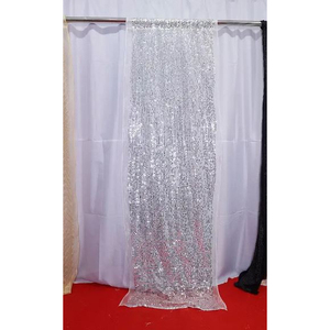 Gran tela de lentejuelas para decorar escenarios de bodas, mandaps y fondos de eventos al mejor precio, directamente del exportador. - Product Image 1