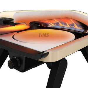 Four <span class=keywords><strong>à</strong></span> <span class=keywords><strong>pizza</strong></span> au gaz <span class=keywords><strong>à</strong></span> rotation automatique <span class=keywords><strong>à</strong></span> haute température, portable, 14 pouces, pour usage <span class=keywords><strong>extérieur</strong></span>, directement de l'usine - Product Image 3
