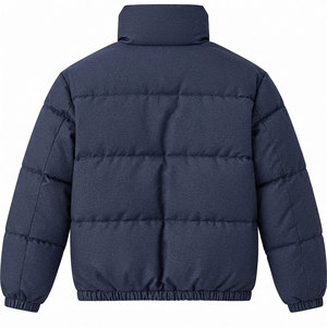 Veste matelassée imperméable pour homme, veste d'hiver décontractée pour homme, fermeture éclair, respirante, à capuche, sans couture - Product Image 2