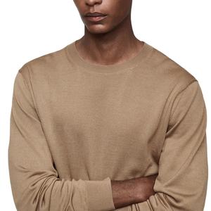 Pulls en tricot pour hommes personnalisables de haute qualité à prix raisonnable, saison d'hiver, manches longues, logo frontal, respirant - Product Image 2