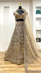 Indian Ethnic Party Wear for Wedding and Festive Function in Heavy Sequins Zari Work Lehenga Choli for Women Fancy Trendy Outfit - Product Image 4