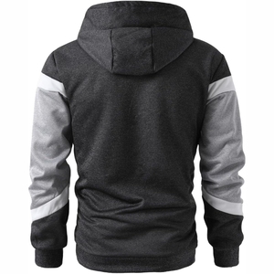 Sweat-shirts d'hiver pour hommes en tricot de haute qualité, nouvelle mode, avec fermeture éclair, logo personnalisé et design imprimé, en provenance du Pakistan - Product Image 6