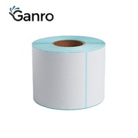 Etiqueta Térmica Impermeable Imprimible y Duradera de 50*30, Rollo de Papel Adhesivo Personalizado