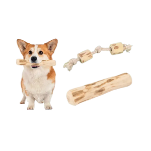 ไม้เคี้ยวสำหรับสุนัข ทำจากไม้กาแฟ คุณภาพพรีเมียม ทนทาน เป็นมิตรกับสิ่งแวดล้อม ใช้ได้ทุกวัน สำหรับสุนัขขนาดเล็กถึงกลาง รับผลิตโลโก้ตามสั่ง จำหน่ายจำนวนมาก - Product Image 1