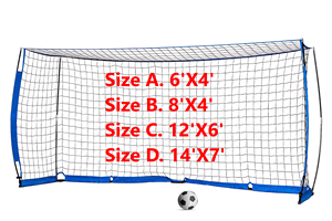 อุปกรณ์ฝึกเป้าแบบพกพาพับได้สำหรับฝึกฟุตบอล6X4ฟุต - Product Image 2