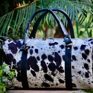 Bolsa de Viaje de Cuero Genuino OEM, Estilo Weekender, con Cierre, Ligera, Gran Capacidad, Unisex, Proveedor de Pakistán - Product Image 4