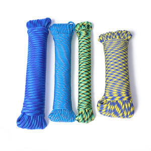 Cordon utilitaire tout usage en corde tressée en polyester, corde <span class=keywords><strong>de</strong></span> parachute, pour la <span class=keywords><strong>fixation</strong></span> <span class=keywords><strong>de</strong></span> tentes et les décorations extérieures - Product Image 5