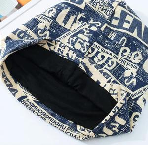 Rose Unisex Beanie Hat Letter Print 100% Acrylic <b>Winter</b> <b>Cap</b> Casual Style Adult Size 56-58cm - Product Image 6