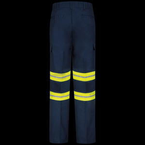 Vêtements de travail d'hiver haute visibilité, pantalon en polyester réfléchissant imperméable, haute visibilité, sécurité CLASSE 2, pantalon de sécurité durable pour hommes, LED - Product Image 2