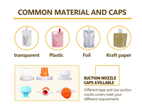 Pochette à bec verseur en papier kraft personnalisée avec logo RDY pour jus biologique et huile, emballage liquide autoportant, sac en plastique à bec verseur