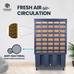 พัดลมไอเย็นทรงพลัง GLOSTER 125 ลิตร พร้อมระบบ AUTO SWING (COP) ให้ลมแรงสูง เหมาะสำหรับการระบายความร้อนกลางแจ้งในงานอีเว้นท์และสวน - Product Image 4