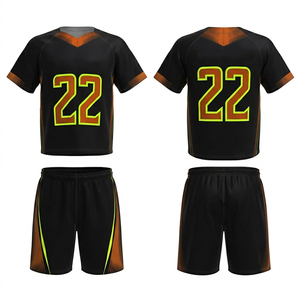 Wholesale Outdoor Sports Lacrosse Jerseys & Shorts Sets Breathable Quick Dry <b>Material</b> Made Lacrosse Uniform Set For Sale - Product Image 1