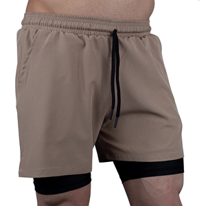 Shorts Deportivos 2 en 1 con Logotipo Personalizado, Doble Capa, para Gimnasio y Running, con Cintura Ajustada, para Mujer - Product Image 5