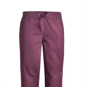 Conjuntos de Uniformes Médicos Modernos para Mujer 2026, Cuello en V, Manga Corta, Color Morado, Algodón y Poliéster, Tejido, Ropa de Hospital - Product Image 3