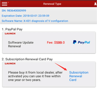 Sistema completo para vehículo, actualización de Software, renovación de tarjeta pin, lanzamiento X431, gasolina y diésel, 12/24V, escáner, 1 año de renovación