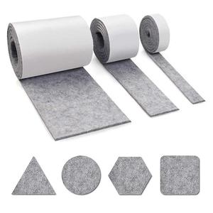 Rouleau de feutre aiguilleté 100 % polyester écologique, soluble dans l'eau, respirant, imperméable, antibactérien, poids moyen, uni - Product Image 3
